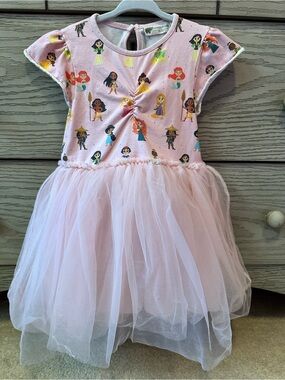 Disney Pink Princess Tulle Tutu Dress